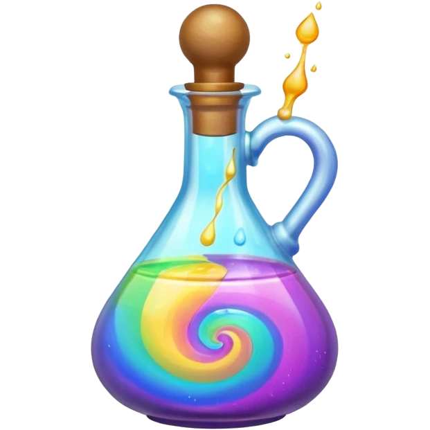 Make a potion bottle emoji