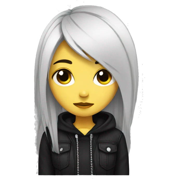 emo girl emoji