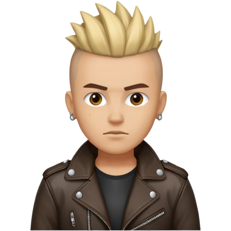mohawk person emoji