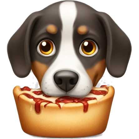 hungry dog emoji