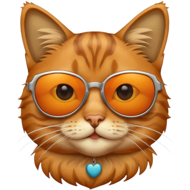 Cat wearing sunglasses emoji