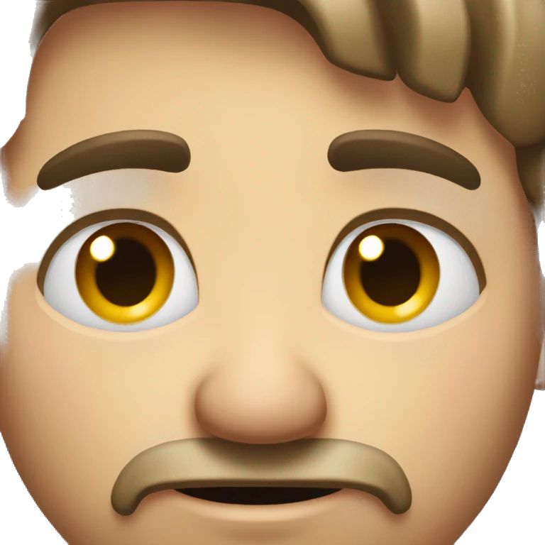 Man raising his eyebrow with his tongue out emoji