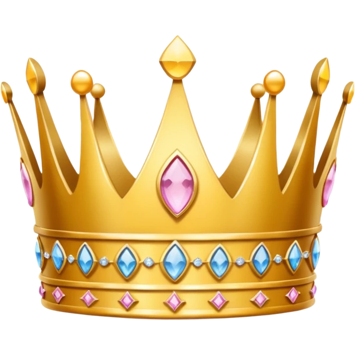 delicate princess crown emoji