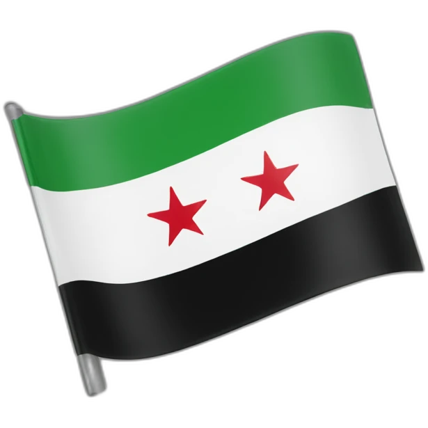 Independent Syria flag emoji