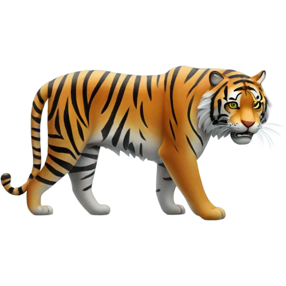 Tiger in fog emoji
