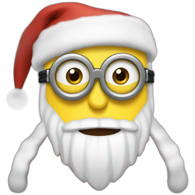 minion santa emoji
