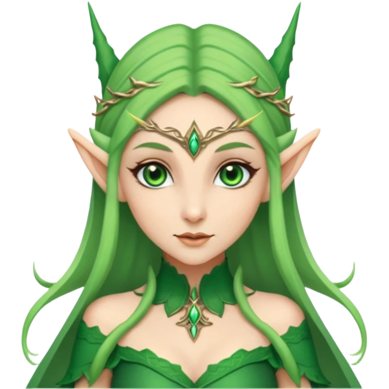 elf woman elegant ears fantasy. emoji