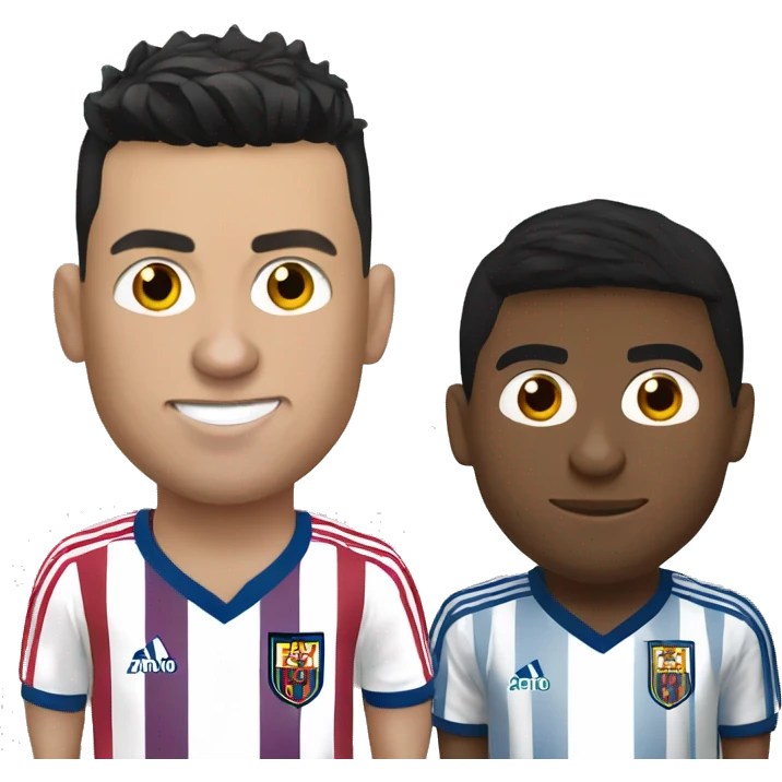 Ronaldo Messi mix emoji