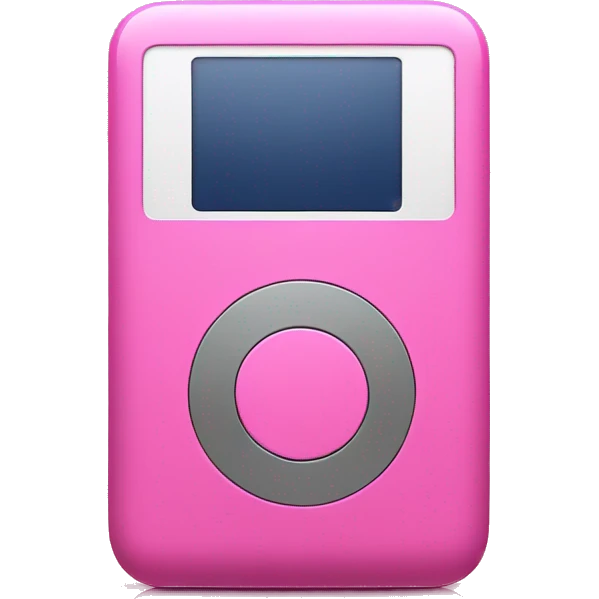 pink ipod emoji