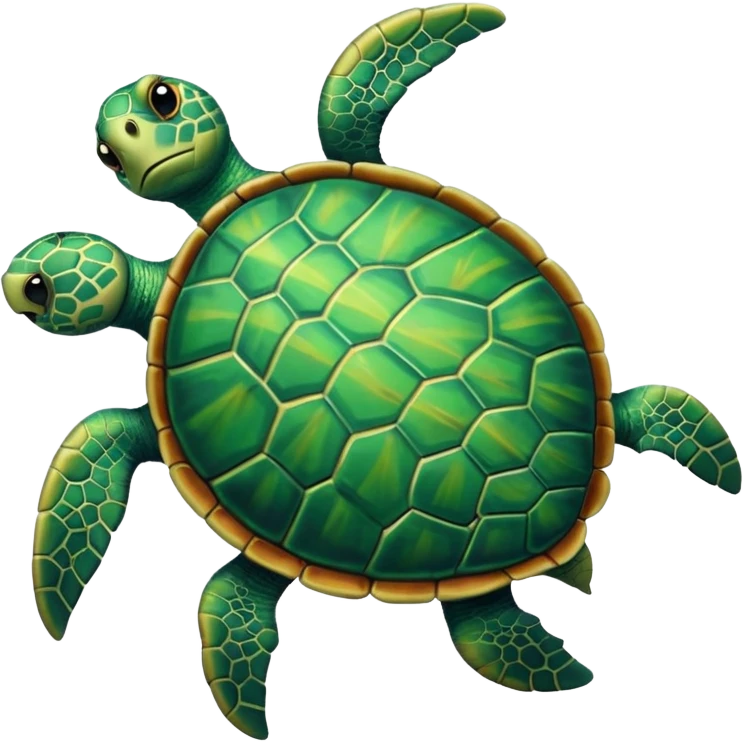 Majestic sea turtle ￼ emoji