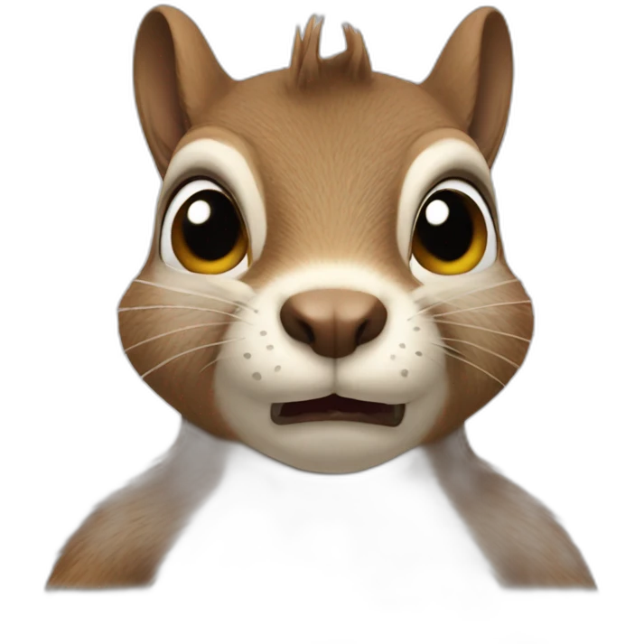 pissed squirrel emoji