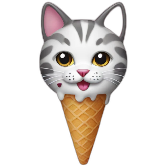 cat ice cream emoji