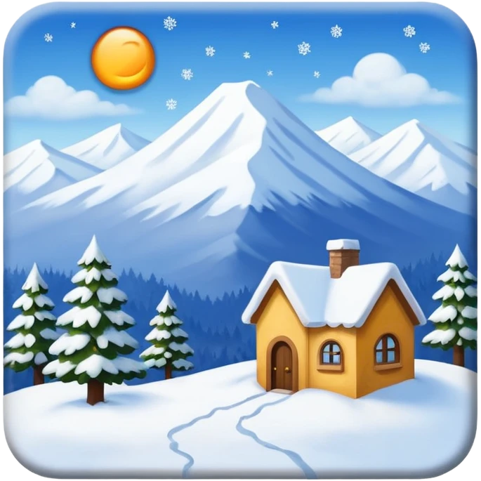 thumbnail picture mac os, painting on wall, snow emoji