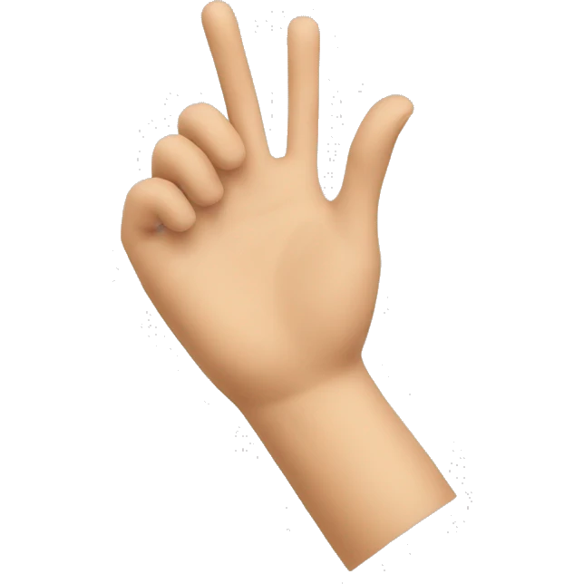  un coeur avec les mains emoji