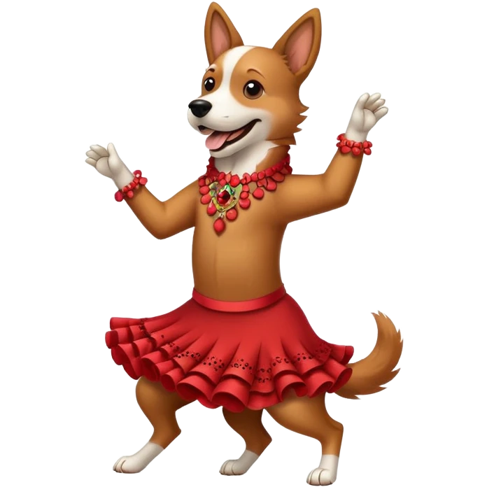 Perro bailando flamenco  emoji