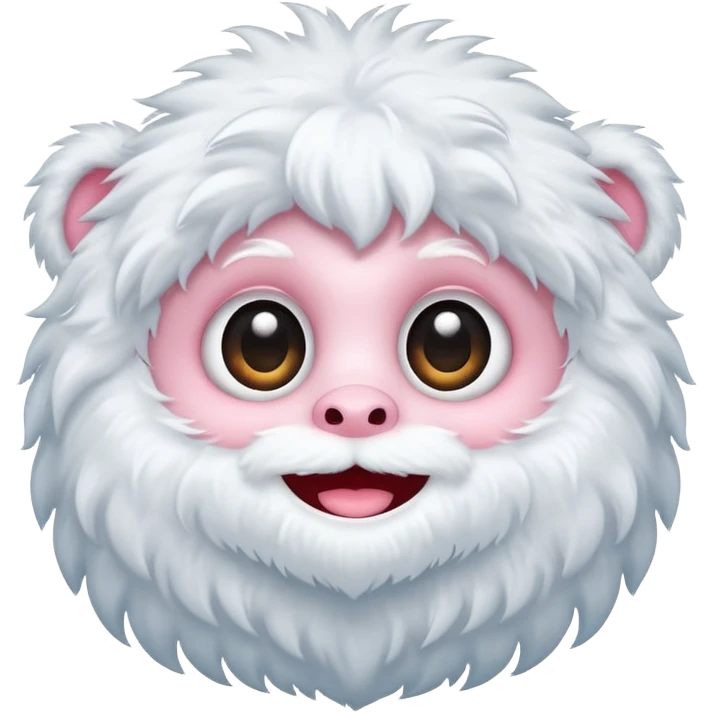 fuzzy fluffy kawaii yeti emoji