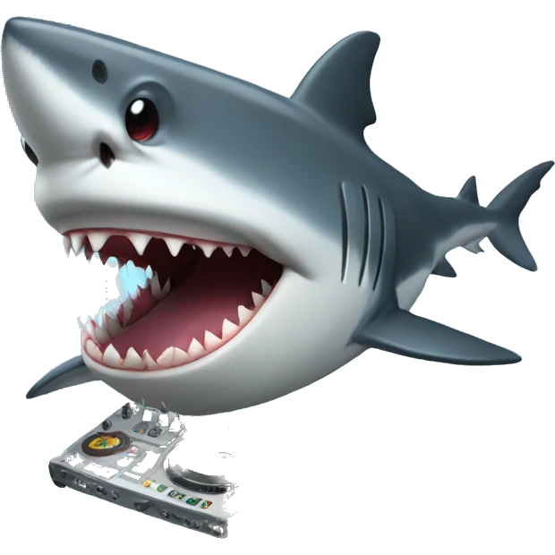 shark dJ emoji