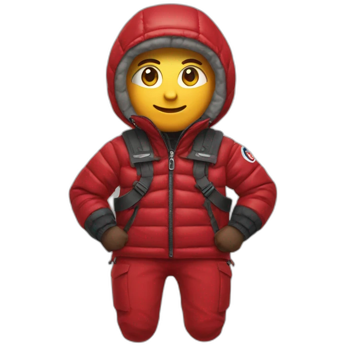 Red Moncler maya emoji