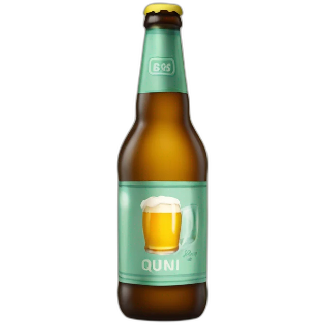 Single qui boit une bière emoji