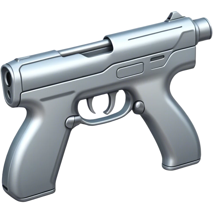 Futuristic gun emoji
