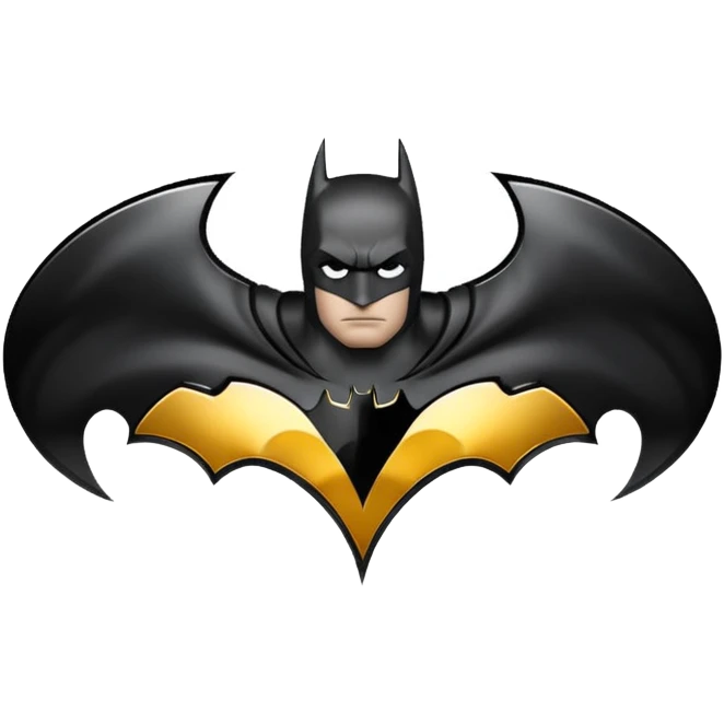 Batman logo emoji