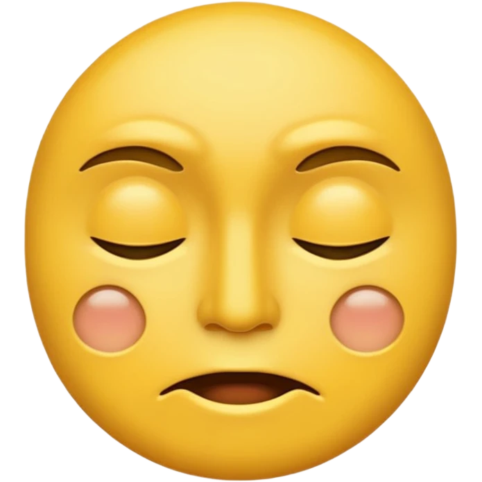 winking sad yellow face emoji
