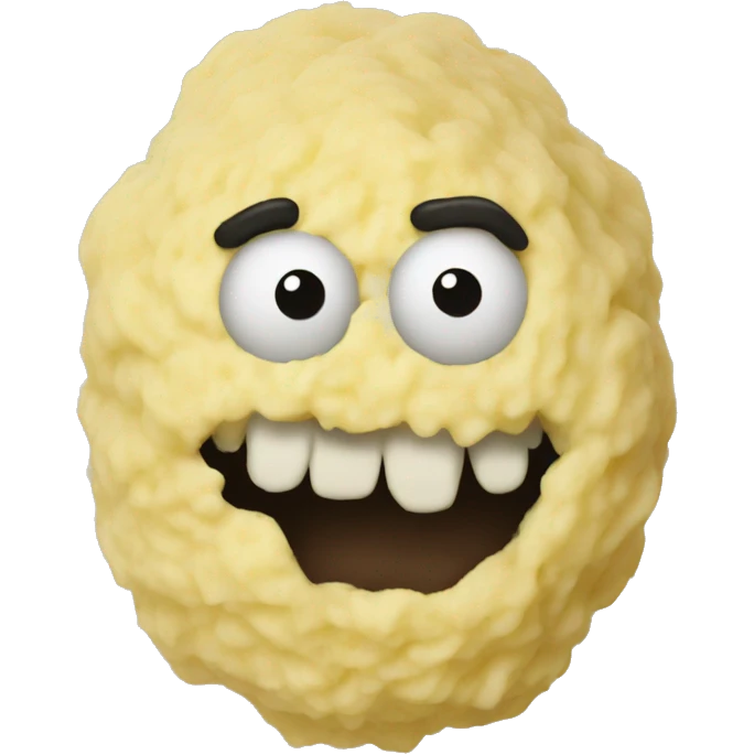Monster made of mashed potatoes  emoji