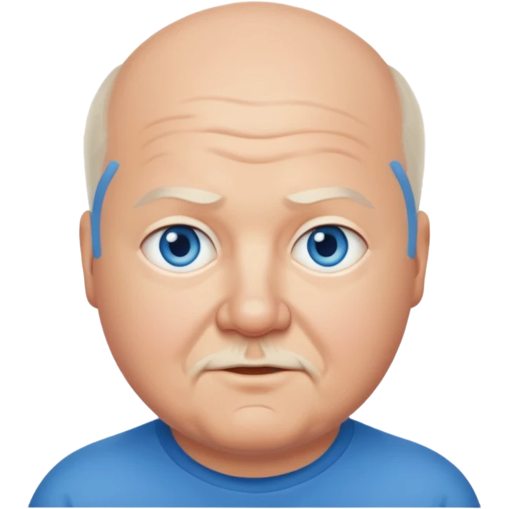 Kyle Gass with blue eyes emoji