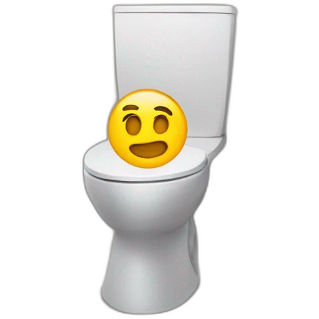 Macron in the toilette  emoji