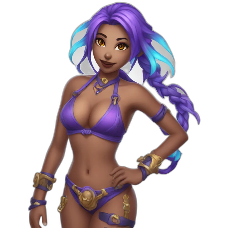 jinx from arcane bikini emoji