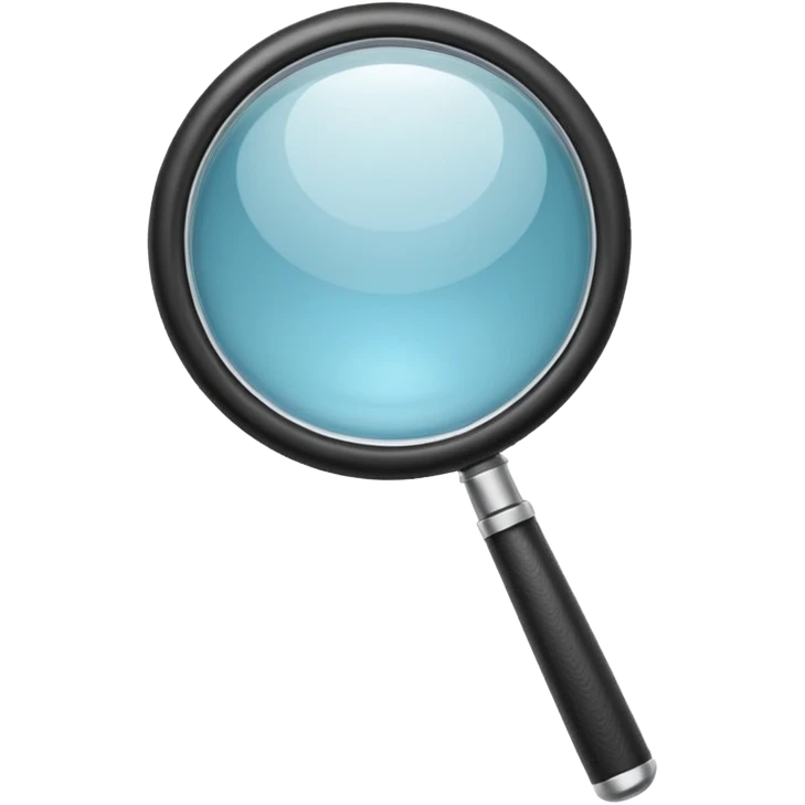 magnifying glass emoji