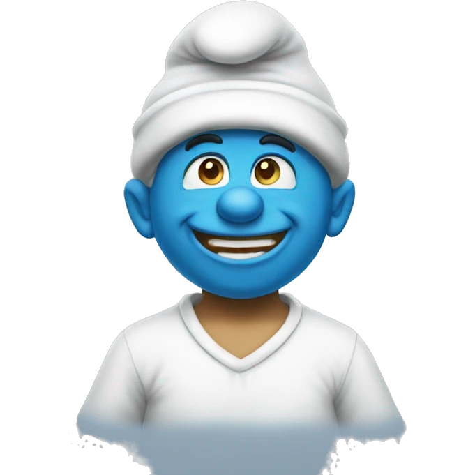 Smurf emoji