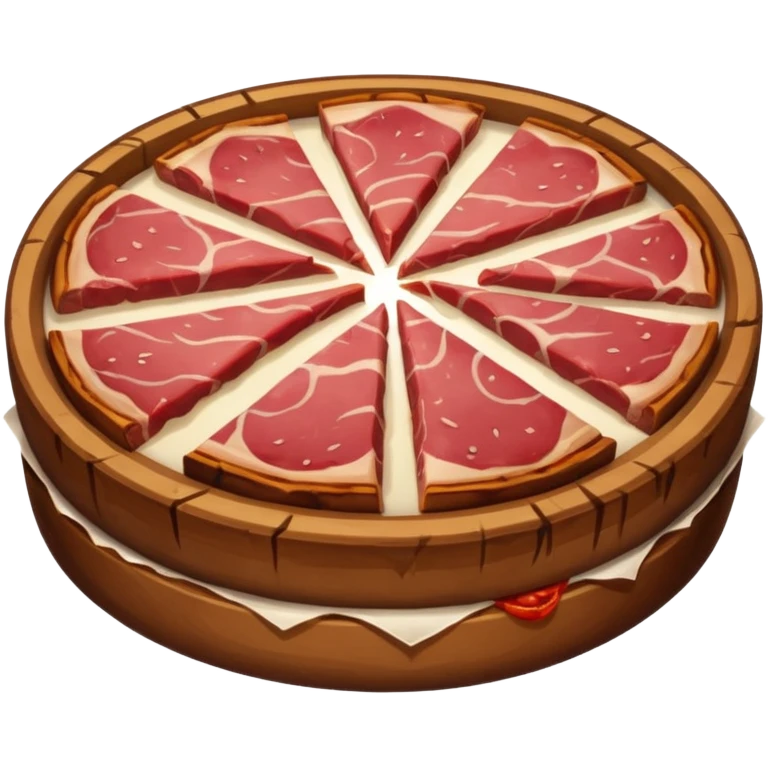 round meat slice roasted  emoji