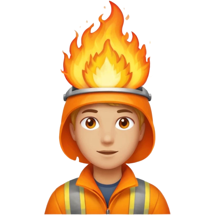 🙂🔥 cobine the two put the fire on topp of the head nothing more nothing less, stop with the ai emoji