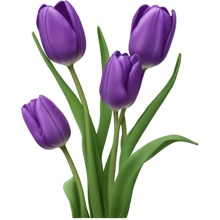 Tulipes violette  emoji