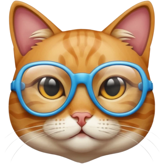Cat wearing cooling glass 😎😺 emoji