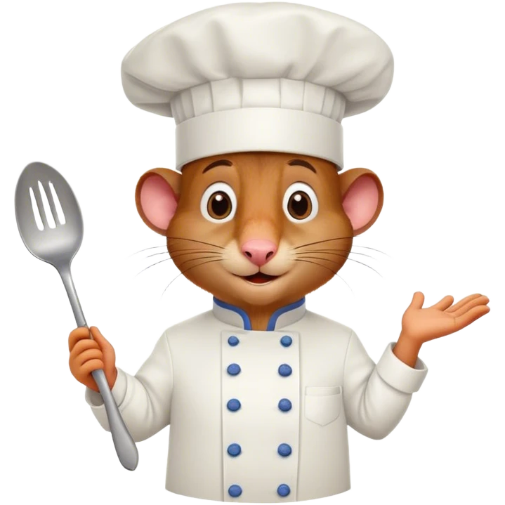 Ratatouille with chef hat emoji