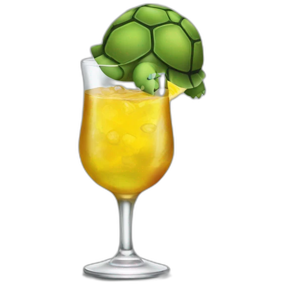 Tortule drink vodka emoji