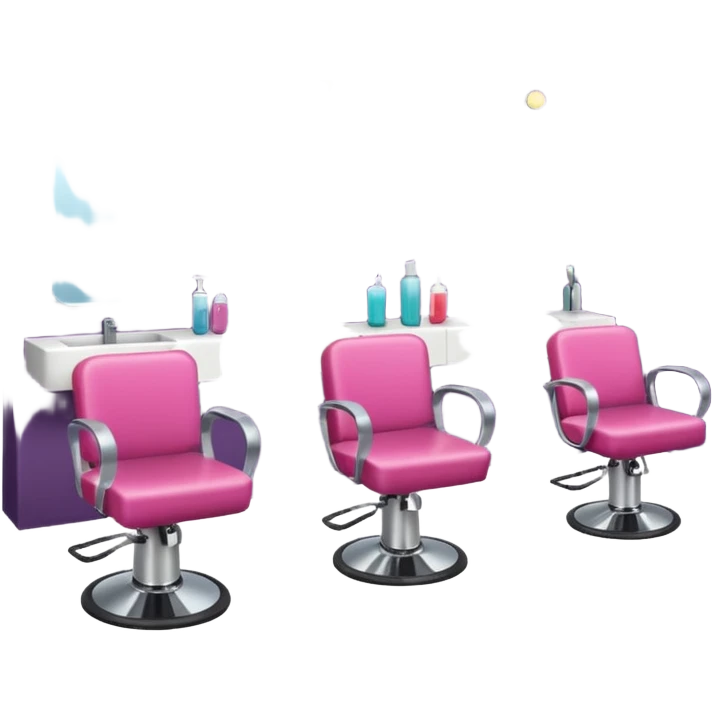 Hair salon emoji