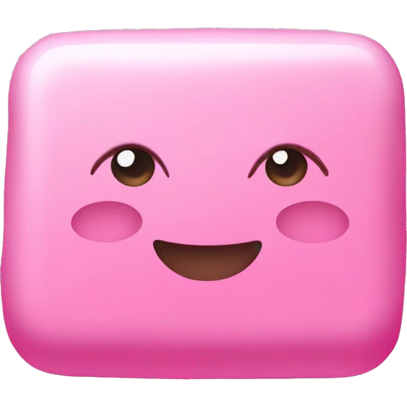 Pink soap emoji