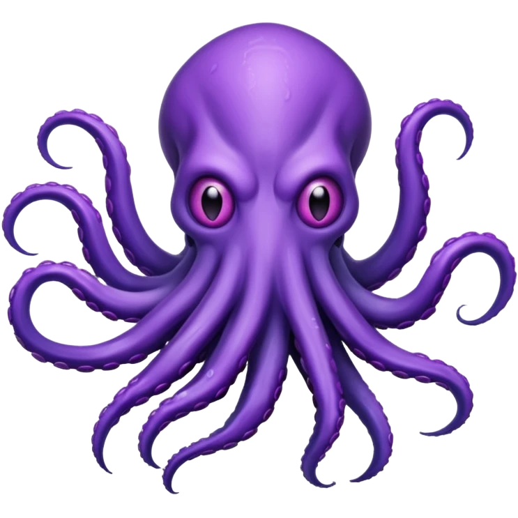 The Mind Flayer without face emoji