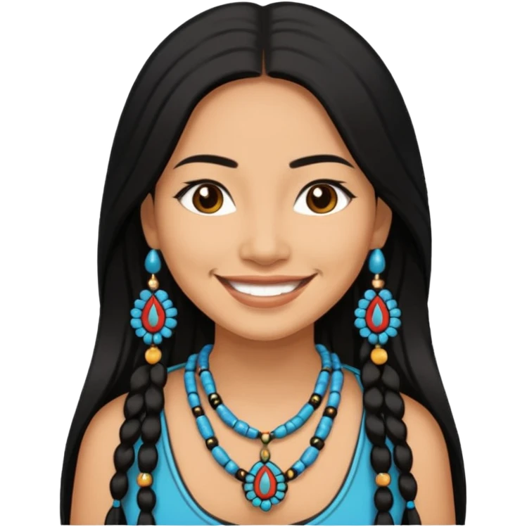 Create an Maliseet First Nation woman emoji based on my pictures emoji