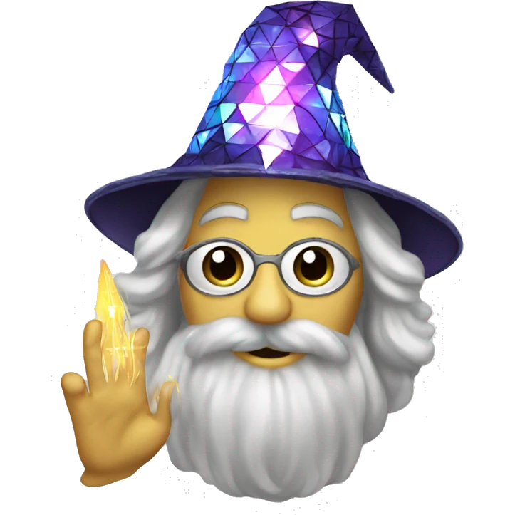 Disco ball Wizard emoji