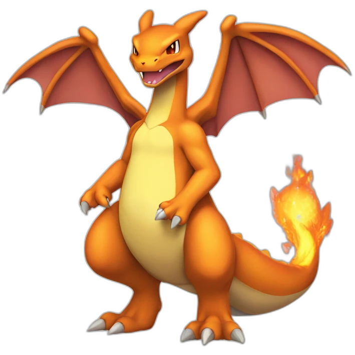 Charizard pokemon full body emoji