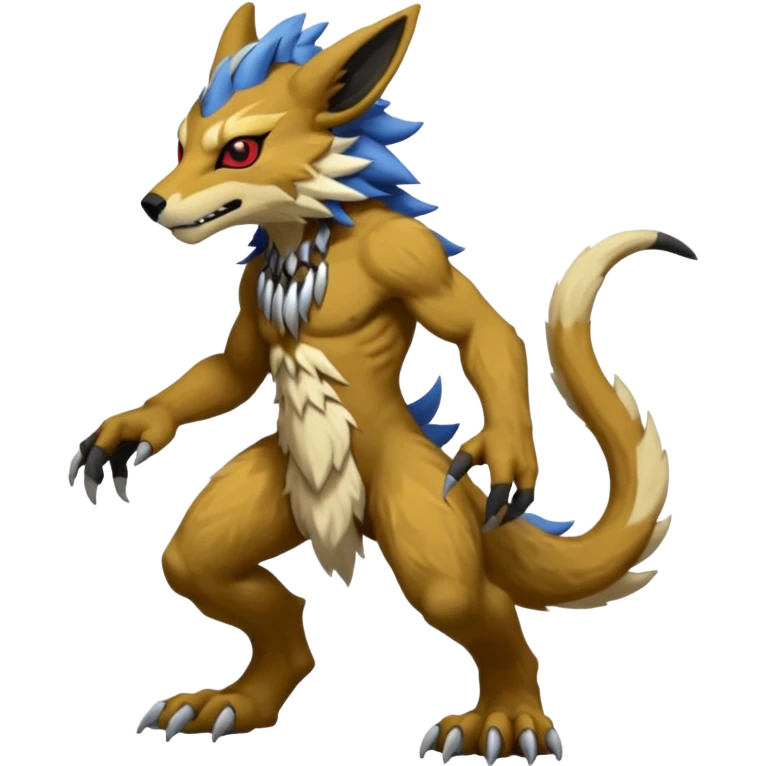 Anthro Vernid-WickerBeast-Protogen-Primagen-Fakémon Full Body emoji