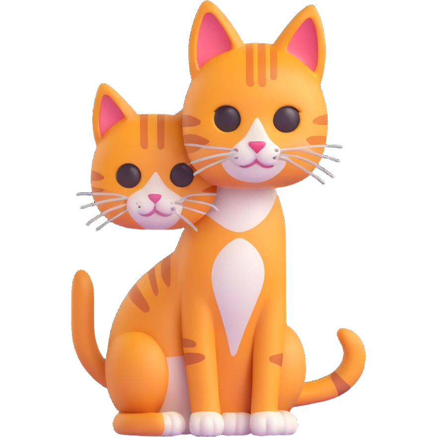 Cat 5 head 1 full size same cat emoji