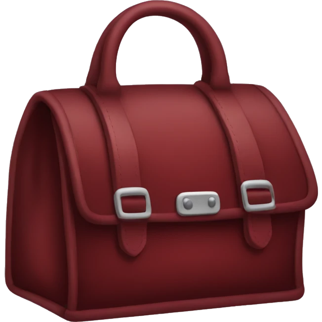 Dark red bag emoji