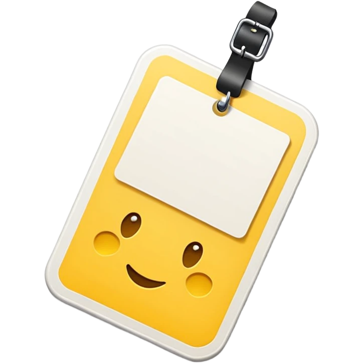  yellow white Price tag emoji