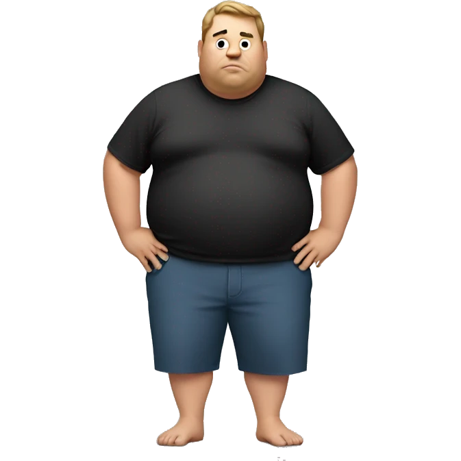 Fat man emoji