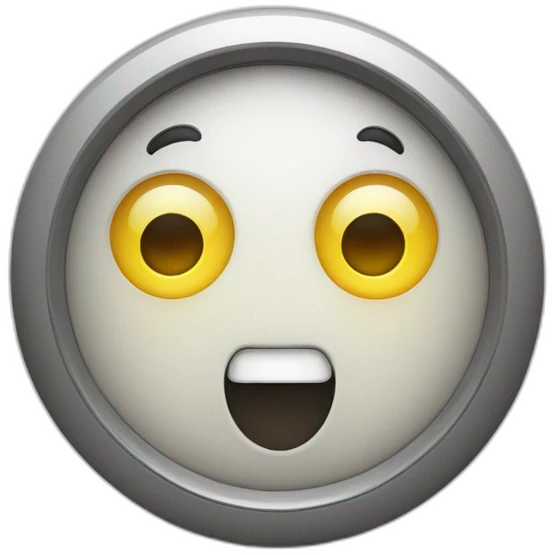 timer with goggly eyes no mouth emoji